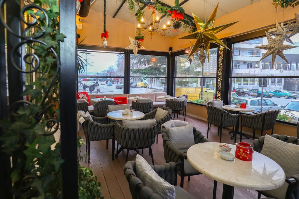 The terrace
